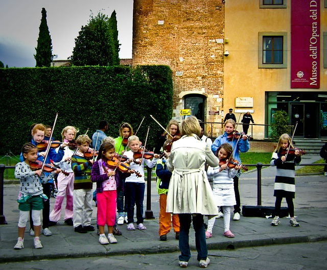楽器演奏のおけいこが人気のイタリア