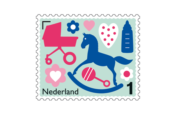 出産祝い オリジナル 切手